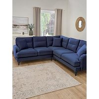 The Very Collection Victoria Fabric & Corner Group Sofa - Navy - Fsc Certified