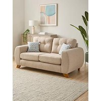 The Very Collection Prent Fabric 2 Seater Sofa - Natural - Made To Order In The Uk