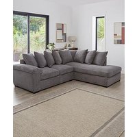 The Very Collection Amalfi Right Hand Scatter Back Fabric Corner Chaise Sofa - Fsc Certified