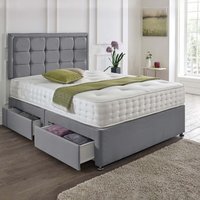 Dallas Headboard Divan Set –  Choice of Mattress & Optional Storage