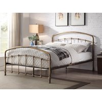 Flintshire Mostyn Antique Bronze Metal Bed Frame - 4ft6 Double