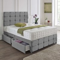 Rio Matching Headboard & Footboard Divan Set  - Choice of Mattress & Optional Storage