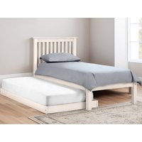 Julian Bowen Barcelona Ivory Wooden Guest Bed Frame - 3ft Single