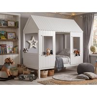 Birlea Treehouse White Wooden Bed Frame - 3ft Single