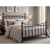 Time Living Florida Black Metal Bed Frame - 3ft Single