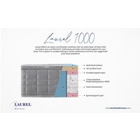 Laurel foam encapsulated 7 zone posture medic mattress