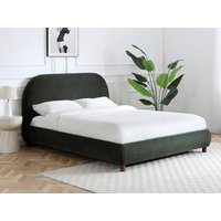 Kyoto Nora Olive Boucle Bed Frame - 5ft King Size