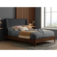 Birlea Halfden Grey Fabric Bed Frame - 5ft King Size