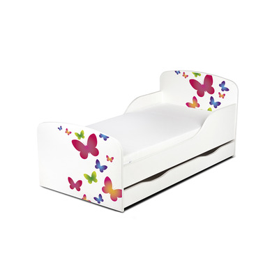 Bedding & Beyond Butterflies Toddler Bed with Underbed Storage