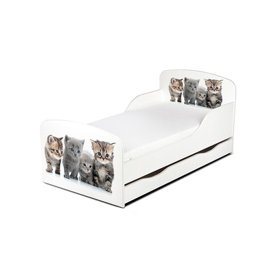 Bedding & Beyond Kitten Toddler Bed with Underbed Storage