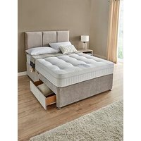 The Very Collection Sheridan Divan Base, Comfort Plus & Mattress And Headboard - Fsc Certified