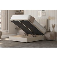 Spring King� Sanctuary Spa 2000 Pillow Top Mattress + Ottoman Divan Bed, Marine, End Ottoman, Small Double