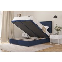 Spring King� Wool Luxury Pocket Mattress + Ottoman Divan Bed, Cream, End Ottoman, Single