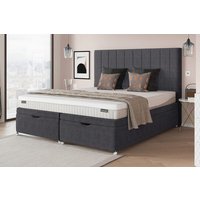 Dunlopillo� Firmrest Latex Mattress + Premium Divan Bed, Cream, 4 Drawer, Double