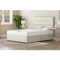 Everyday Pocket 1000 Hybrid Mattress + Premium Divan Bed, Marine, 4 Drawer, Single