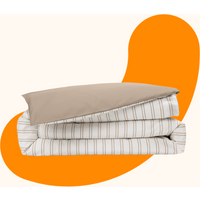 Emma Bed Linen Fresh Percale Duvet Cover TC 225x220 Reversible
