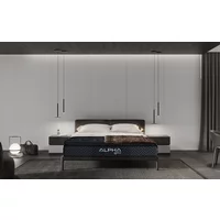 Alpha Kappa Black Pillow Top Mattress, King Size
