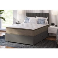 Sleepeezee Prestige Ortho Comfort Mattress + Premium Divan Bed, Mink, No Drawer, King Size