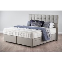 Hypnos Pillow Top Stellar Superior Mattress + Premium Divan Bed, Cream, 2 Drawer, King Size