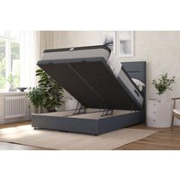 Tuft & Springs� Radiance 1000 Gel Hybrid Mattress + Ottoman Divan Bed, Marine, End Ottoman, Double