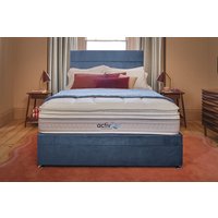 Sleepeezee ActivFlex Response 3600 Memory Mattress + Premium Divan Bed, Mink, No Drawer, Small Double