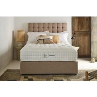Sleepeezee Campaign for Wool Luxe 2800 Mattress + Premium Divan Bed, Cream, 2 Drawer, Super King