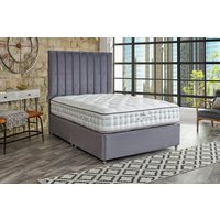 Tuft & Springs� Indulgence 1000 Mattress + Premium Divan Bed, Mink, 4 Drawer, Super King