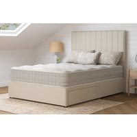 Hypnos Zen Mattress + Premium Divan Bed, Marine, 4 Drawer, Super King
