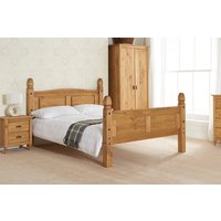 Corona High End Pine Bed, Double