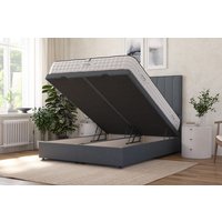 Tuft & Springs� Ortho Tranquility 5000 Mattress + Ottoman Divan Bed, Marine, End Ottoman, Super King