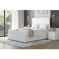 Deluxe Memory Foam Mattress + Premium Divan Bed, Marine, 4 Drawer, Super King