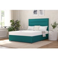 Ortho Memory Foam Mattress + Premium Divan Bed, Cream, 2 Drawer, King Size