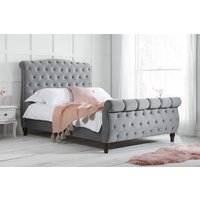 Colorado Grey Fabric Bed, Super King