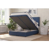 Coolflex� Essentials Pocket Memory Hybrid Mattress + Ottoman Divan Bed, Teal, End Ottoman, Super King