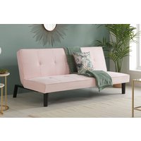 Aurora Pink Velvet Sofa Bed,