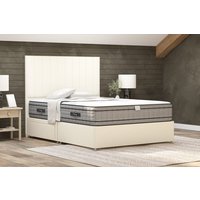 Tuft & Springs� Essence Ortho 2000 Gel Hybrid Mattress + Premium Divan Bed, Silver, 2 Drawer, Super King