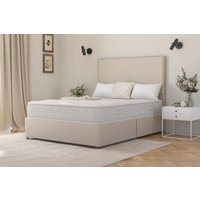 Spring King� Grand Ortho 2000 Mattress + Premium Divan Bed, Mink, 2 Drawer, Single